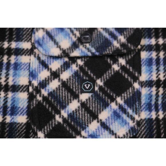 Vissla Men's Eco-Zy Polar Flannel Button-Up Shirt Jacket Men's XL - Picture 7 of 8